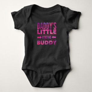 Daddy's Little Hunting Buddy Baby Bodysuit