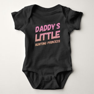 Daddy's Little Hunting Princess Baby Bodysuit