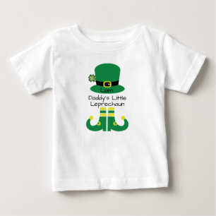Daddy's Little Leprechaun Personalized Baby T-Shirt