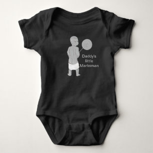 Daddy's little Marksman Baby Bodysuit