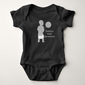 Daddy's little Marksman Baby Bodysuit
