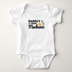 Daddy's Little Mechanic Baby Jersey Bodysuit