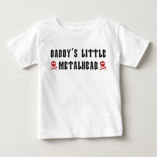 Daddy's Little Metalhead Baby T-Shirt