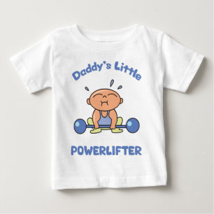 Daddys Little Powerlifter Kids Sport Powerlifting Baby T-Shirt