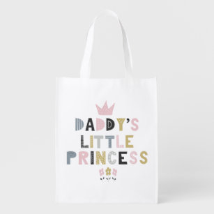 Daddy's Little Princess Reusable Grocery Bag