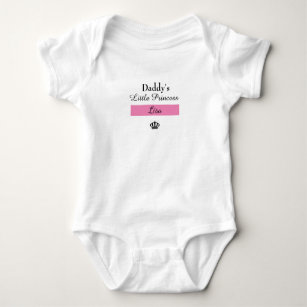 Daddy's little Princess T-Shirt Baby Bodysuit