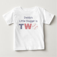 Daddy's Little Slugger Is TWO, Baseball Birthday