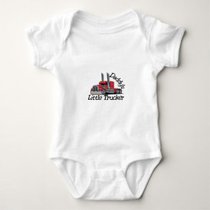 Daddys Little Trucker Baby Bodysuit