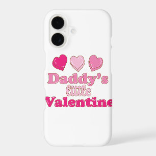 Daddy's Little Valentine design with hearts
