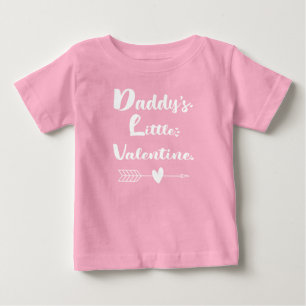 Daddy's Little Valentine, toddler boy valentine Baby T-Shirt