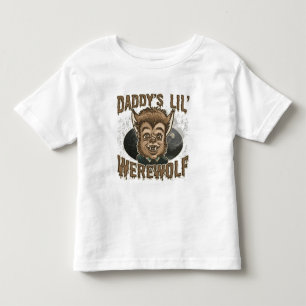 Daddy's Little Werewolf Toddler T-shirt