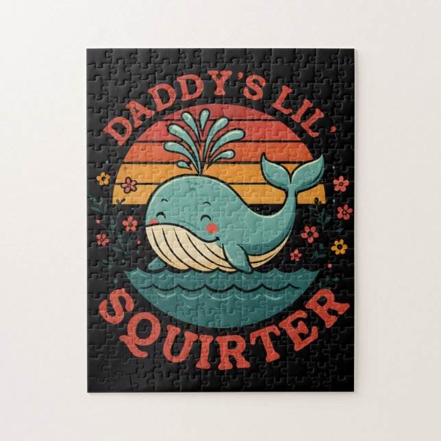 Daddys Little Whale Jigsaw Puzzle (Vertical)