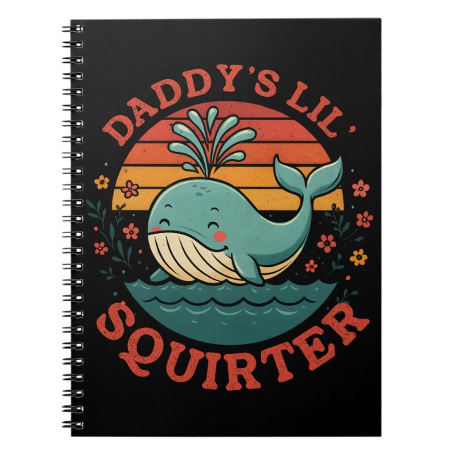 Daddys Little Whale Notebook (Front)