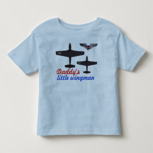 Daddy's little wingman toddler t-shirt