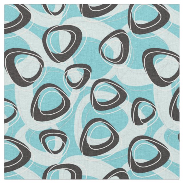 Daddys Pics Turquoise Fabric (Close Up)