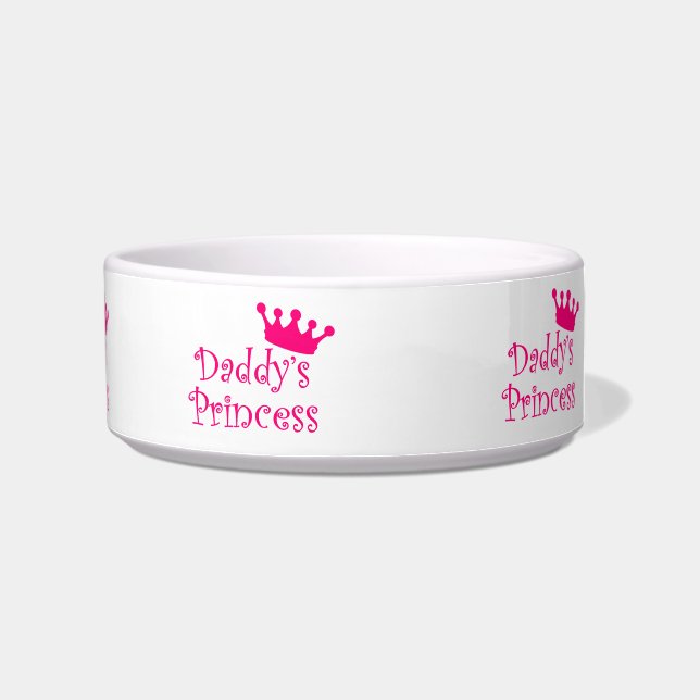Daddy's princess pet shirt bowl (Right)