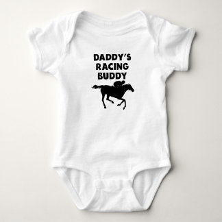 Daddy's Racing Buddy Baby Bodysuit