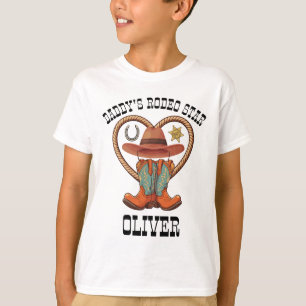 Daddy's Rodeo Star - Little Cowboy T-Shirt