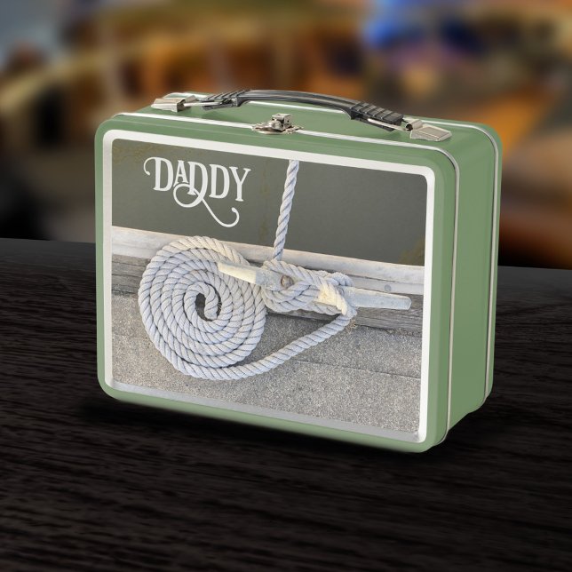 Daddy's Sailor Cleat Hitch Metal Boater Lunchbox (Creator Uploaded)