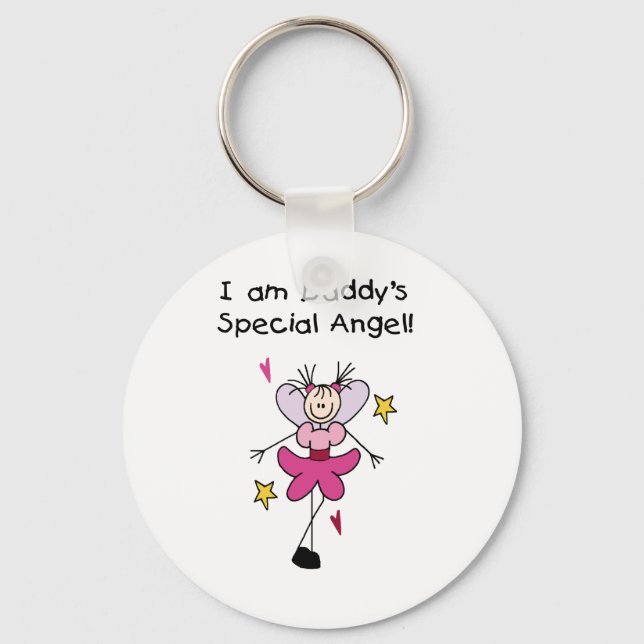 Daddy's Special Angel Keychain (Front)