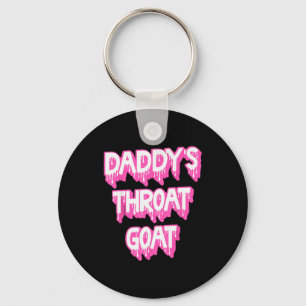 Daddy's Throat Goat Nk  Keychain