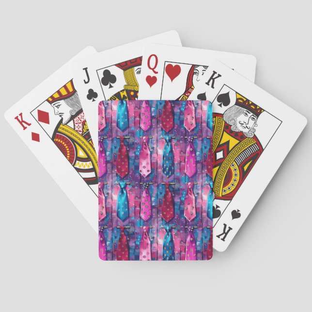 Daddy's Ties Classic Poker Playing Cards (Back)