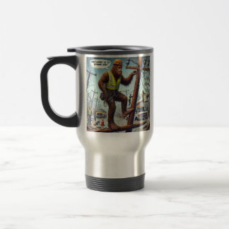 DADDY'S WORKIN' THE POLE SO MOMMY DOESN'T! MUG