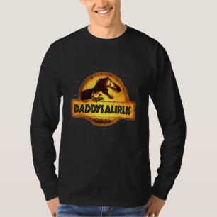 Daddysaurus Cool  For Dad Father Love Rex Dinosaur T-Shirt
