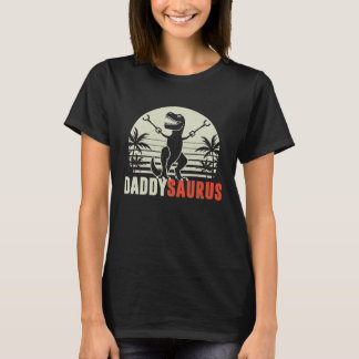 Daddysaurus  Daddy Saurus Rex Dinosaur Dad T-Shirt