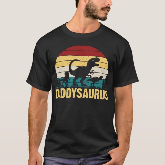 Daddysaurus Digital Art T-Shirt (Front)