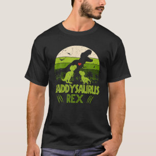Daddysaurus Rex 2 Tshirt Coucher de soleil pour le