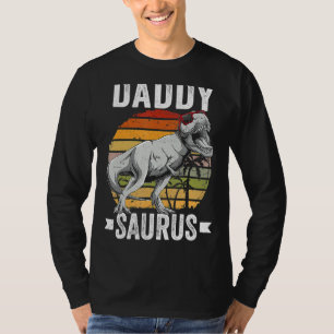Daddysaurus Rex Dinosaur Dad Saurus Family Matchi T-Shirt