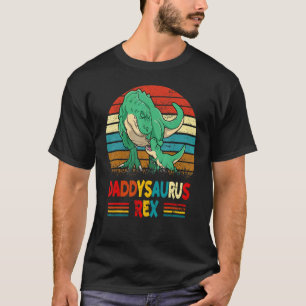 Daddysaurus  Rex Dinosaur Dad saurus Family Matchi T-Shirt