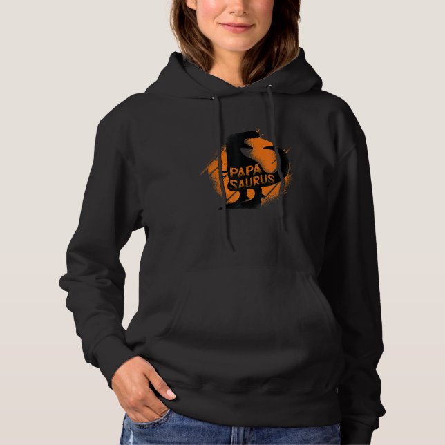 Daddysaurus Rex Dinosaur Daddy Saurus Daddy Dino 1 Hoodie (Front)