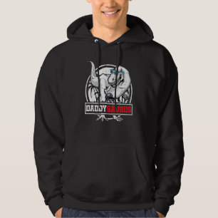DaddySaurus rex Dinosaur Daddy Saurus Family Hoodie