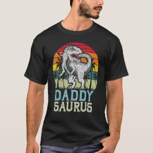 Daddysaurus Trex Dino  Family Matching Trex Birthd T-Shirt