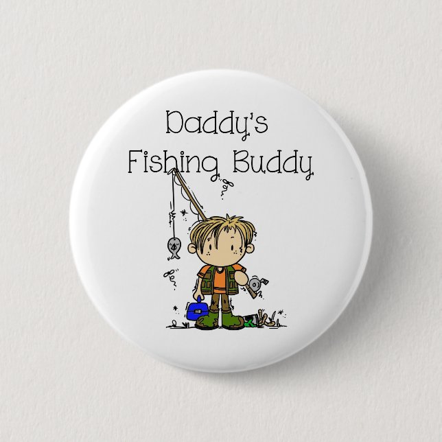 DADFISHINGBUDDY.png 2 Inch Round Button (Front)