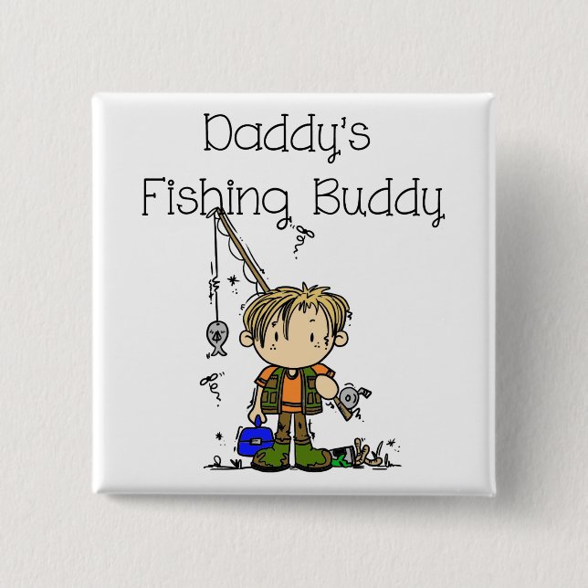 DADFISHINGBUDDY.png 2 Inch Square Button (Front)