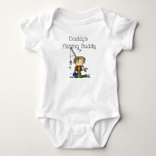 DADFISHINGBUDDY.png Baby Bodysuit