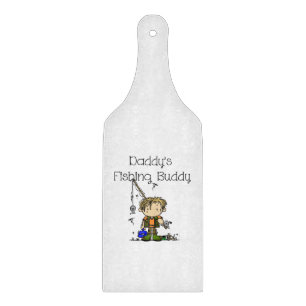 DADFISHINGBUDDY.png Cutting Board