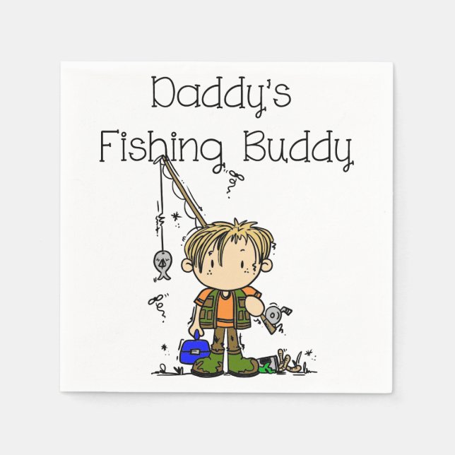DADFISHINGBUDDY.png Napkin (Front)