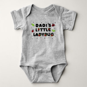 Dadi's Little Ladybug - Cute  Baby Bodysuit
