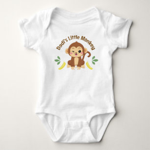 Dadi's Little Monkey Baby Bodysuit