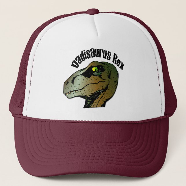 Dadisaurus Rex Trucker Hat (Front)