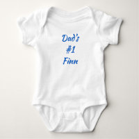 Dad's #1 Finn Finnish Baby One-Piece Baby Bodysuit