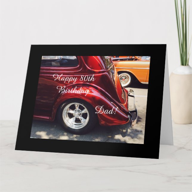 Dad's 80th birthday card (Front)