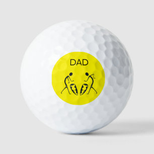 Dad's Abstract African Drumming Golf Balls