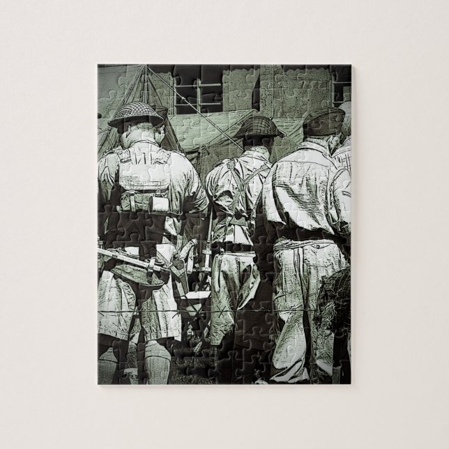Dads Army on parade Jigsaw Puzzle (Vertical)