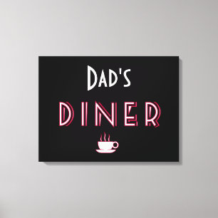 Dad's Art Deco Diner Sign