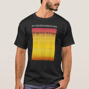 Dad's Awesome Tropical Summer T-Shirt
